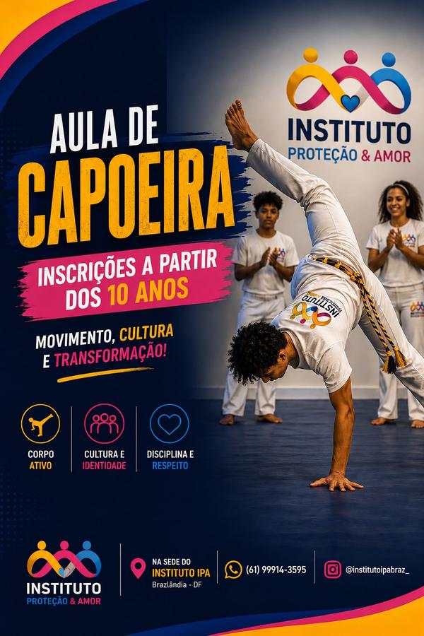 Aula de Capoeira — Instituto Proteção & Amor