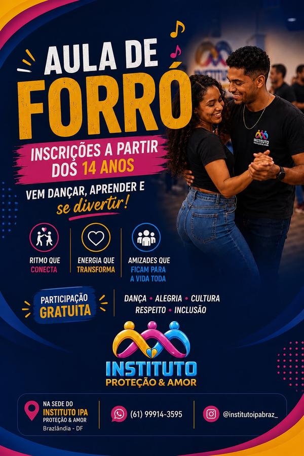 Aula de Forró — Instituto Proteção & Amor